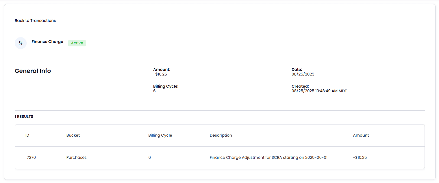 SCRA adjustment example